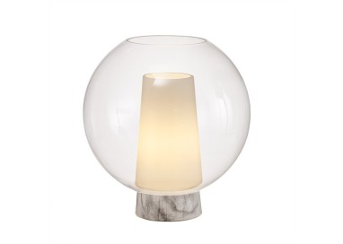 Lampe de table NORA Blanc, luminaire, Mantra