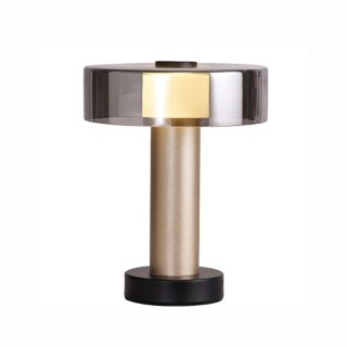 Lampe de table GIN Or/Noir