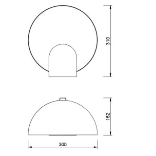 Lampe de table OCULO Or