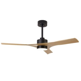 Ventilateur 35W LED 30W THAI Noir / Bois