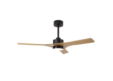 Ventilateur 35W LED 30W THAI Noir / Bois