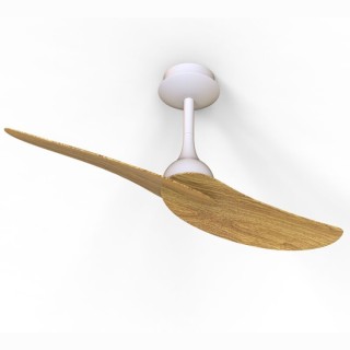 Ventilateur 2 pales 32W IPANEMA Blanc/Bois