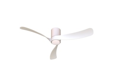 Ventilateur 32W LED 24W NEMO M Blanc, luminaire, Mantra