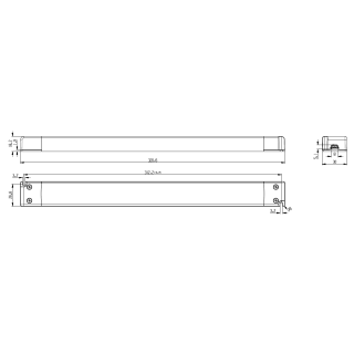 DRIVER TENSION CONSTANTE IP20 48VDC 100W (SL100-48VF-1) MAGNETO 06 Blanc