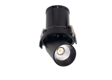 Encastré LED 12W 3000K GARDA Noir