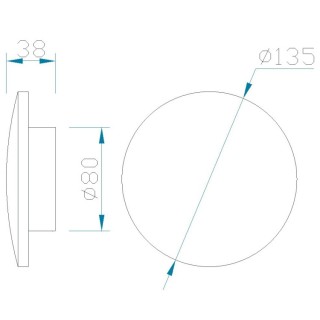 Applique murale LED BORA BORA Blanc mat