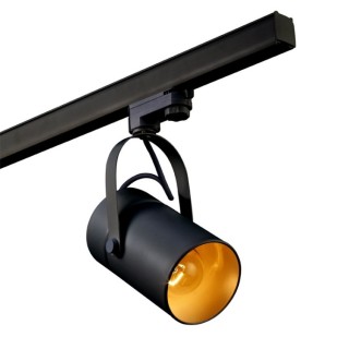 Projecteur triphasé pour voie ferrée ARUBA Noir