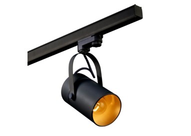 Projecteur ARUBA Noir, Luminaire Triphasé, Mantra