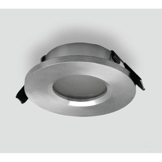 Spot encastré IP54 ATLANTIS Aluminium argenté