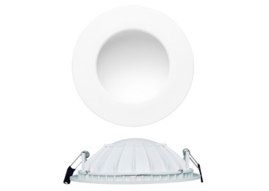 Éclairage vers le bas à LED CABRERA Blanc mat