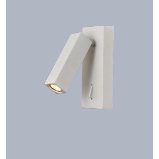 Lampe de lecture murale à LED TARIFA Blanc mat