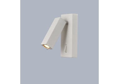 Lampe de lecture murale à LED TARIFA Blanc mat