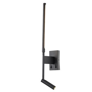 Applique murale LED TORCH Sable noir