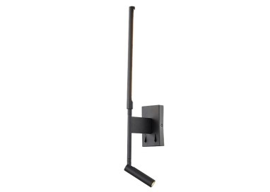 Applique murale LED TORCH Sable noir
