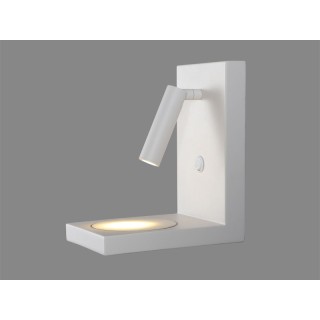 Lampe murale avec chargeur à induction pour téléphone portable ZANZIBAR Sable blanc