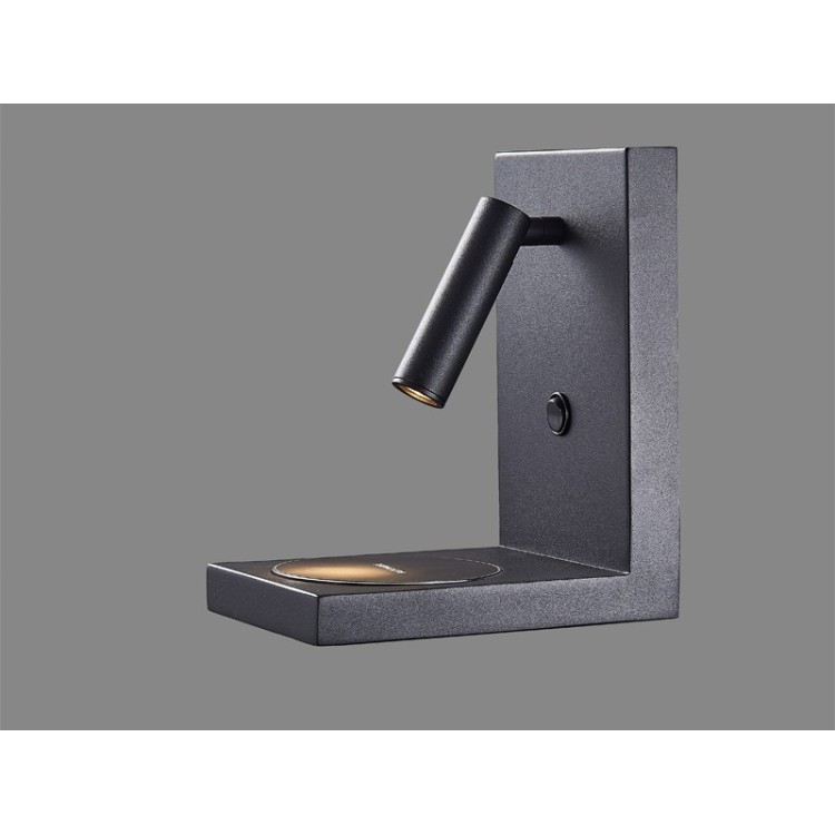 Lampe murale ZANZIBAR Sable noir Mantra