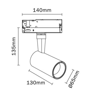 Spot LED 15W 4000K FIJI Blanc