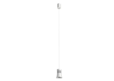Suspension 1 lumière GU10 PAGODA Blanc Mantra