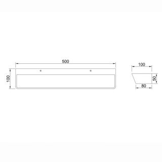 Applique murale LED 40W 3000K ALTEA Blanc