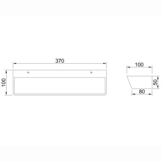 Applique murale LED 30W 4000K ALTEA Blanc