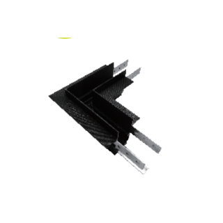 JOINT EN L ENCASTRÉ 90 deg  NOIR MAGNETO Noir