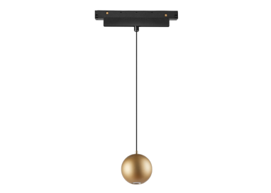 SUSPENSION BOULE 7W Noir/Or Mantra
