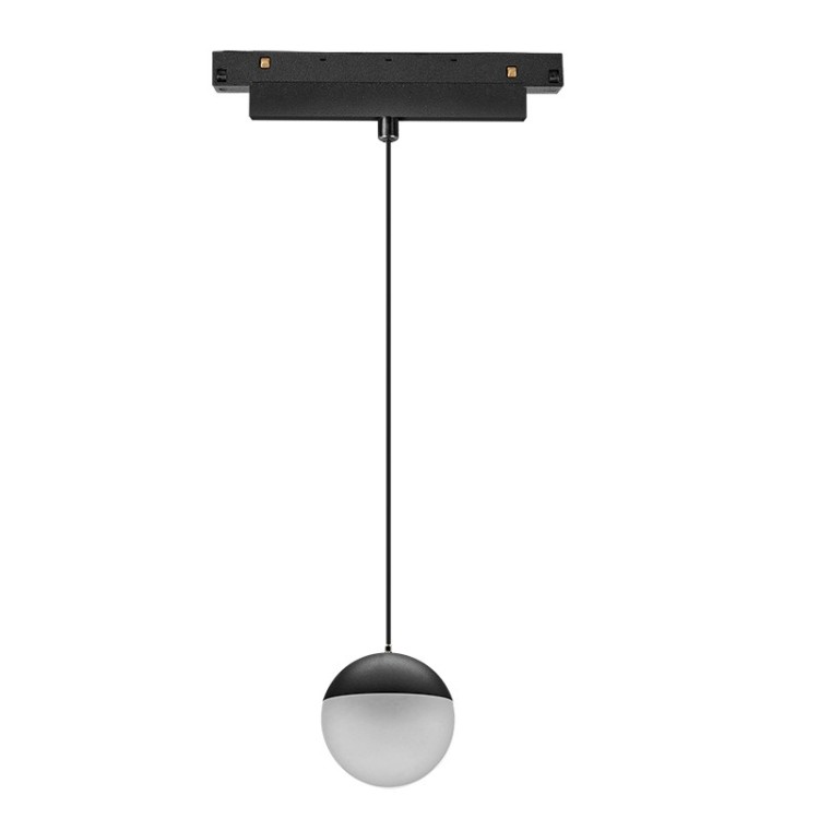 Suspension Boule 10W Noire Magneto Mantra