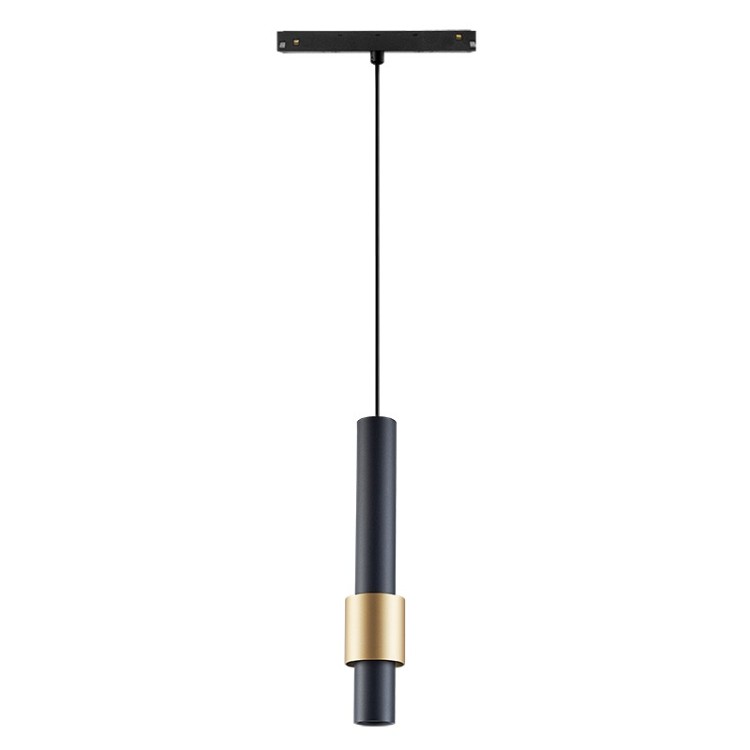 SUSPENSION 7W Noir/Or - Luminaire Mantra