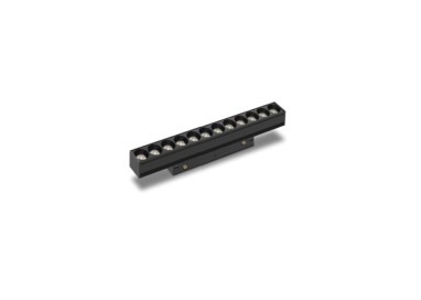 LUMIÈRE LINÉAIRE COB 12W NOIR 2700K TRIAC MAGNETO Noir
