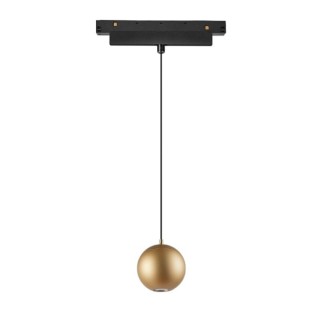 PENDENTIF BOULE 7W NOIR/OR 2700K TRIAC MAGNETO Noir/Or