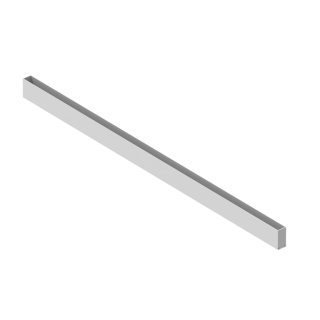 RAIL DE SURFACE 1M BLANC MAGNETO Blanc