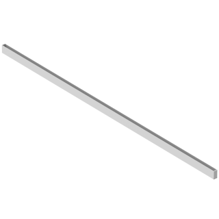RAIL DE SURFACE 2M BLANC MAGNETO Blanc