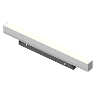 DIFFUSEUR DE LUMIÈRE LINÉAIRE 8W BLANC 3000K MAGNETO Blanc