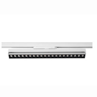 SPOT LINÉAIRE SUR RAIL BLANC 30W 3000K CRETA Blanc