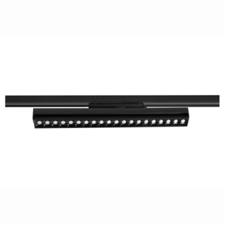 SPOT LINÉAIRE SUR RAIL NOIR 30W 3000K CRETA Noir