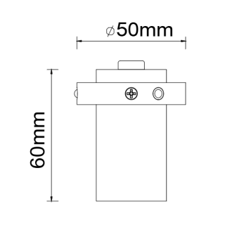SPOT LED 7W 3000K OR TRIMASI Or
