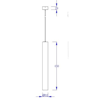 SUSPENSION LED BLANCHE 10W CCT BOLONIA Blanc