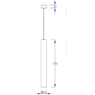 SUSPENSION LED NOIRE 10W CCT BOLONIA Noir