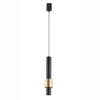 SUSPENSION LED 7W 3000K NOIR/OR CLIFTON Noir/Or