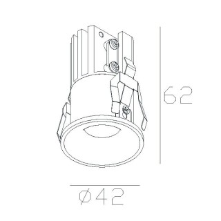 LED encastrée HURGADA Blanc