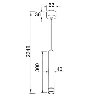 SUSPENSION MINI GU10 BLANC SPLIT Blanc
