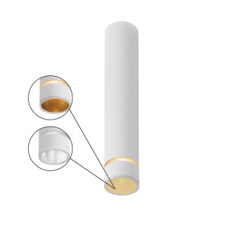 PLAFONNIER M MINI GU10 BLANC SPLIT Blanc