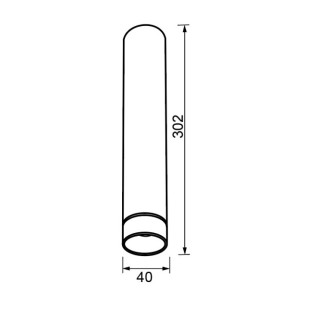PLAFONNIER M MINI GU10 BLANC SPLIT Blanc