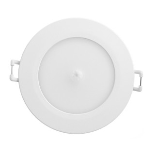 SPOT ENCASTRÉ LED BLANC IP54 - 8W - CCT - CAPTEUR PIR YUCATAN Blanc