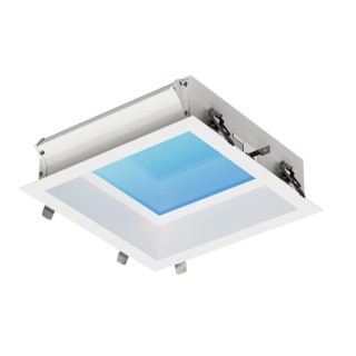 PANNEAU LUMINEUX LED ENCASTRÉ 30 x 30 BLUE SKY Blanc