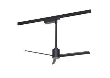 Ventilateur Triphasique Rail Noir - Luminaire Mantra