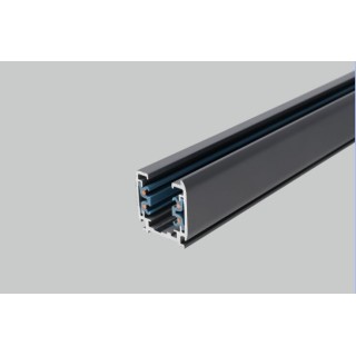 RAIL TRIPHASIQUE SURFACE 2M NOIR
