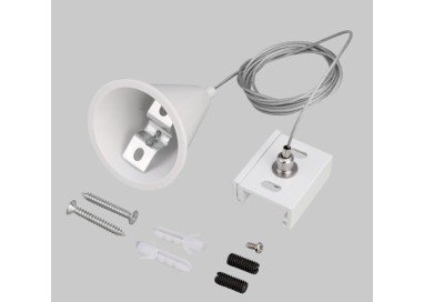 KIT DE SUSPENSION 2M BLANC, Luminaire, Mantra