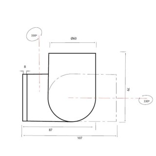 Spot/Applique GU10 IOS Blanc