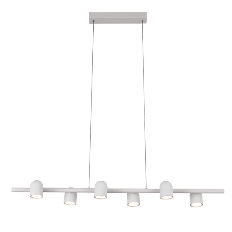 Luminaire linéaire GU10 6 lumières IOS Blanc Mantra